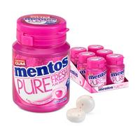 Mentos | Gomma | Pure Fresh | Bubblefresh | 6 x 30 pezzi | Confezione 4 x