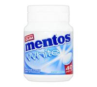 Mentos Gomme | Bottiglia Di Gomma Bianca Alla Menta Dolce | Mentos Caramelle | 6 Pack | 900 Gram Total