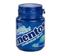 Mentos Gomme | Bottiglia Di Gomma Breezemint (42 Pezzi Per Bottiglia) | Mentos Caramelle | 6 Pack | 900 Gram Total