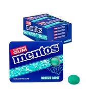 Mentos Gomme | Gum Breeze Breeze Mint Blister | Mentos Caramelle | 12 Pack | 210 Gram Total