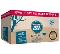 Menu Nature 50 Palline di Suet - senza rete + Feeder - 4,5 kg