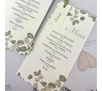 Menù singolo/segnaposto personalizzato- Set da 10 pz- Menu elegante per battesimi, comunioni, cresime, promesse, matrimoni, compleanni, lauree e ogni altra ricorrenza -Completamente personalizzabili.