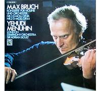 Menuhin. - Max Bruch. Konzerte für Violine und Orchester Nr. 1 und 2. Yehudi Menuhin. London Symphony Orchestra. Vinyl LP.