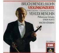 Menuhin / Philarmonia Orchestr Mendelssohn & Bruch - Violin Concertos, Menu (CD)