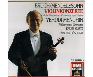 Menuhin / Philarmonia Orchestr Mendelssohn & Bruch - Violin Concertos, Menu (CD)