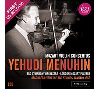Wolfgang Amadeus Mozart Yehudi Menuhin: Mozart Violin Concertos (CD) Album