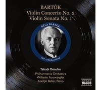 Bela Bartok Bartok: Violin Concerto No. 2/Violin Sonata No. 1: 1947-1953 Re (CD)