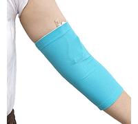 MENURSY Protezione per braccio PICC Line, copertura per gomito traspirante in cast per infermieristica, forniture per circonferenza del braccio da 22,9 a 25,9 cm, ciano (S)