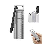 MenYiYDS 1 pezzo Custodia in lega di alluminio, compatibile con Ledger Nano X/S Plus, Ledger Nano S Plus impermeabile e resistente agli urti, custodia sicura per portafoglio a freddo Cryptocurrency