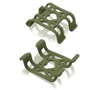 MenYiYDS 2 Pcs Clip di Fissaggio per Localizzatore GPS,Clip in Silicone per Localizzatore GPS per Accessori di Ricambio per Localizzatore di attività per Animali Gatti per Tractive GPS,Verde militare
