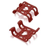 MenYiYDS 2 Pcs Clip di Fissaggio per Localizzatore GPS,Clip in Silicone per Localizzatore GPS per Cani Accessori di Ricambio per Localizzatore di attività per Animali Gatti per Tractive GPS,Bordeaux