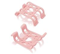 MenYiYDS 2 Pcs Clip di Fissaggio per Localizzatore GPS,Clip in Silicone per Localizzatore GPS per Cani Accessori di Ricambio per Localizzatore di attività per Animali Gatti per Tractive GPS,Rosa