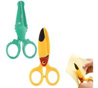 MenYiYDS 2 PCS di Forbici di Sicurezza per Bambini,Forbici per l'artigianato,Forbici per la Formazione prescolare,Forbici per Principianti,Artigianato Fai-da-Te,ottime per i Bambini dai 2 Anni in su