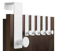 Menz Ganci per porta di alta qualità, 6 pezzi, colore: bianco