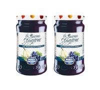 Menz&Gasser, Confettura di Uva e Pera con Rosmarino, La Buona Stagione, Lavorata con Passione in Trentino-Südtirol, Naturalmente Senza Glutine, Vegan, 2 x 240 g