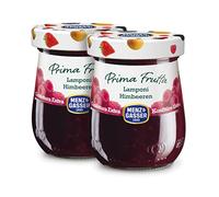 Menz&Gasser, Confettura Extra di Lamponi Prima Frutta, con 50% di Frutta, Realizzata con Frutti di Alta Qualità IQF, Lavorata in Trentino-Südtirol, Naturalmente Senza Glutine, Vegan, 2x340 g