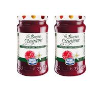 Menz&Gasser, Spalmabile di Lamponi e Fiori d'Arancio La Buona Stagione, 100% Frutta IQF di Alta Qualità, Lavorata con Passione in Trentino-Südtirol, Senza Glutine, Vegan, 2 Vasi x 240 g