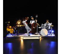 MENZAVA Kit di Illuminazione a LED Compatibile con LEGO 21334 Quartetto Jazz Ideas Modello da Costruire - Set di luci per a LED Il Modello (Non includere Il Modello)