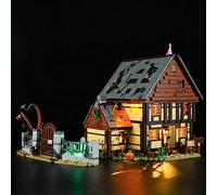 MENZAVA Kit di Illuminazione a LED Compatibile con LEGO 21341 Disney Hocus Pocus: il cottage delle sorelle Sanderson Ideas - Set di luci per a LED Il Modello (Non includere Il Modello)