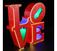 MENZAVA Kit di Illuminazione a LED Compatibile con LEGO 31214 LOVE Art Modello da Costruire - Set di luci per a LED Il Modello (Non includere Il Modello)