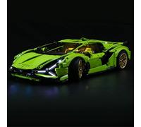 MENZAVA Kit di Illuminazione a LED Compatibile con LEGO 42115 Lamborghini Sián FKP 37 Technic - Set di Luci per Modello