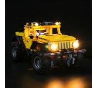 MENZAVA Kit di Illuminazione a LED Compatibile con LEGO 42122 Jeep Wrangler Technic Modello da Costruire - Set di luci per a LED Il Modello (Non includere Il Modello)