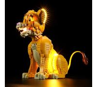 MENZAVA Kit di Illuminazione a LED Compatibile con LEGO 43247 Giovane Simba Re Leone Disney Modello da Costruire - Set di luci per a LED Il Modello (Non includere Il Modello)