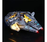 MENZAVA Kit di Illuminazione a LED Compatibile con LEGO 75257 Millennium Falcon Star Wars Modello da Costruire - Set di luci per a LED Il Modello (Non includere Il Modello)
