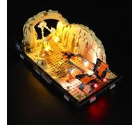 MENZAVA Kit di Illuminazione a LED Compatibile con LEGO 75380 Diorama Gara degli sgusci su Mos Espa Star Wars Modello da Costruire - Set di luci per a LED Il Modello (Non includere Il Modello)
