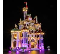 MENZAVA Kit di Illuminazione a LED Compatibile con LEGO Castello de La Bella e la Bestia 43263 Modello da Costruire - Set di luci a LED per Il Modello (Non includere Il Modello)