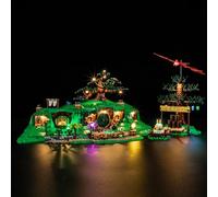 MENZAVA Kit di Illuminazione a LED Compatibile con LEGO Il Signore degli Anelli: la Contea Icons 10354 Modello da Costruire - Set di luci a LED per Il Modello (Non includere Il Modello)