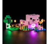 MENZAVA Kit di Illuminazione a LED Compatibile con LEGO Minecraft La casa del maialino 21268 Modello da Costruire - Set di luci a LED per Il Modello (Non includere Il Modello)