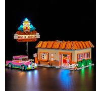 MENZAVA Kit di Illuminazione a LED Compatibile con LEGO The Simpsons: Krusty Burger Icons 10352 Modello da Costruire - Set di luci a LED per Il Modello (Non includere Il Modello)