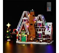 MENZAVA Kit di Illuminazione a LED (Telecomando) Compatibile con LEGO 10267 Casa di pan di zenzero CREATOR Expert Modello da Costruire - Set di luci per a LED Il Modello (Non includere Il Modello)