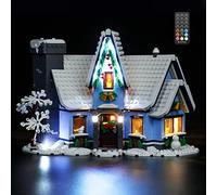 MENZAVA Kit di Illuminazione a LED (Telecomando) Compatibile con LEGO 10293 La visita di Babbo Natale Icons Modello da Costruire - Set di luci per a LED Il Modello (Non includere Il Modello)