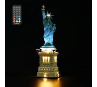MENZAVA Kit di Illuminazione a LED (Telecomando) Compatibile con LEGO 21042 Statua della Libertà Architecture Modello da Costruire - Set di luci per a LED Il Modello (Non includere Il Modello)