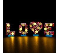 MENZAVA Kit Di Illuminazione LED Compatibile Con LEGO Lettere d’amore 40867 | (Modello Di Mattoncini Non Incluso)