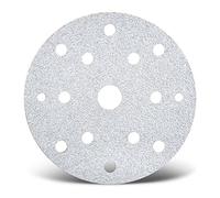 MENZER White Dischi abrasivi a gancio e anello, 150 mm, 15 fori, p. Levigatrici rotorbitali, Corindone normale (50 Pz.) G60