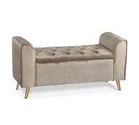 Menzzo Cassapanca e panche con Spazio per riporre Oggetti, Talpa, L114 x P43 x H58 cm