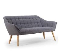 Menzzo Zentao Divano 3 posti scandinavo, Tessuto, Grigio, 83