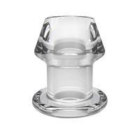 MEO® AssGrommet™ 2.0 - Tunnel Butt Plug trasparente con tappo di chiusura - Taglia - x-large