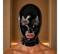 MEO® Maschera nera in latex - ShadowEyes™ - SecondSkin™ - Taglia - large