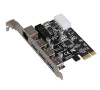 MEO Multi-Function 1 Port RJ45 Network Connection And 3 Port USB3.0 PCIe Riser Card