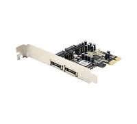 MEO PCI-E to SATA/ESATA Raid Converter Card Desktop Hard Drive pcie Expansion Card Sil3132 Chipset pCIE to SATA3.0 2 Port ESATA