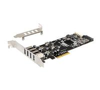 MEO PCI Express USB Adapter Card PCIe 4X to 4 Channel Full Speed USB3.0 Expansion Card for NEC for PC Computer Desktop TXB058