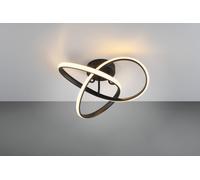 MEO PLAFONIERA LED 15W 1800lm, 3000K CIRCOLARE NERA D. 40CM