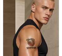 MEO® Temporary Tattoos - Tatuaggi BDSM & Fetish - Modello - Bottom