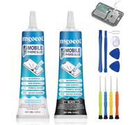 Meoeot Colla per Schermo Cellulare, Extra Forte Colla per Smartphone, Trasparente Phone Glue Riparazione für Dello Schermo, Multiuso Precision Glue per Schermi di Telefoni Cellulari, Computer (15ml*2)