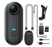 Meoilkolnm Mini videocamera da 128 GB FHD 1080P, action body cam indossabile, videocamera portatile di alta qualità per la sicurezza, lavoro, guardia, viaggi (nero)