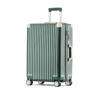 Meoky 28 Pollici Bagaglio a Mano valigie Grandi valigie Nobile Valigia da Viaggio Valigie rigide Leggere per PC con Ruote,Verde,26in